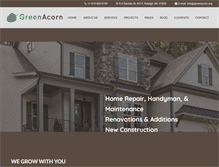 Tablet Screenshot of greenacorn.com